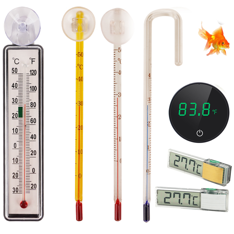 Planted Aquarium Temperature - Aquarium Digital Thermometer with Suction Cup