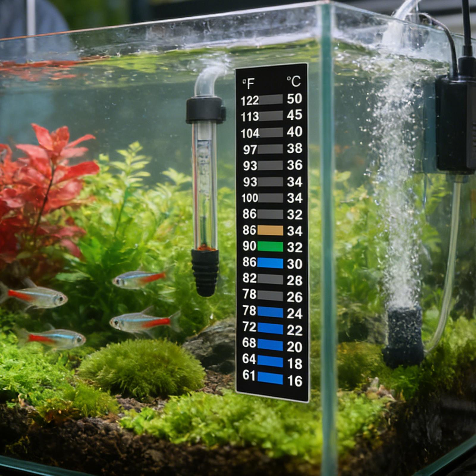 Stick On Temperature Strip LCD - Planted Aquarium Temperature recension och pris