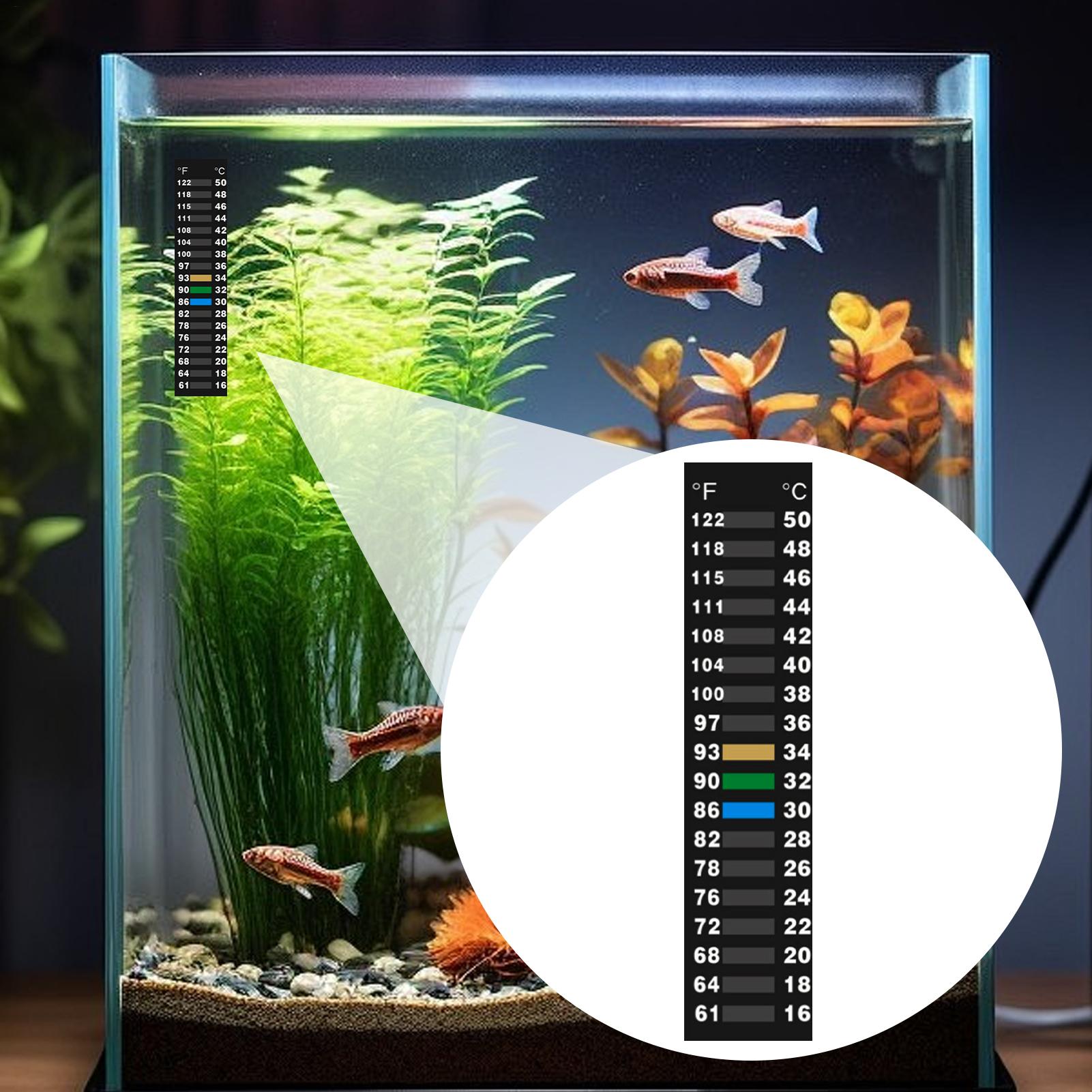 Stick On Temperature Strip LCD - Planted Aquarium Temperature recension och pris
