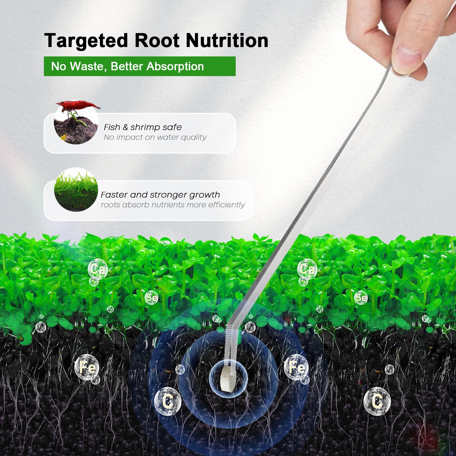 FZONE Aquarium Root Tabs Plant - Aquarium Plant Root Fertilizer recension och pris
