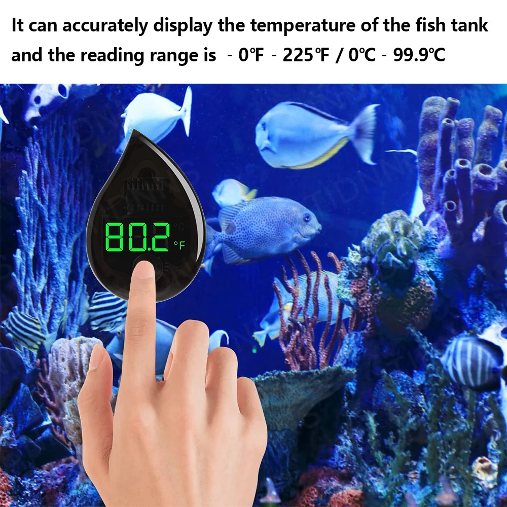Aquarium Self-Adhesive Thermom - Planted Aquarium Temperature recension och pris