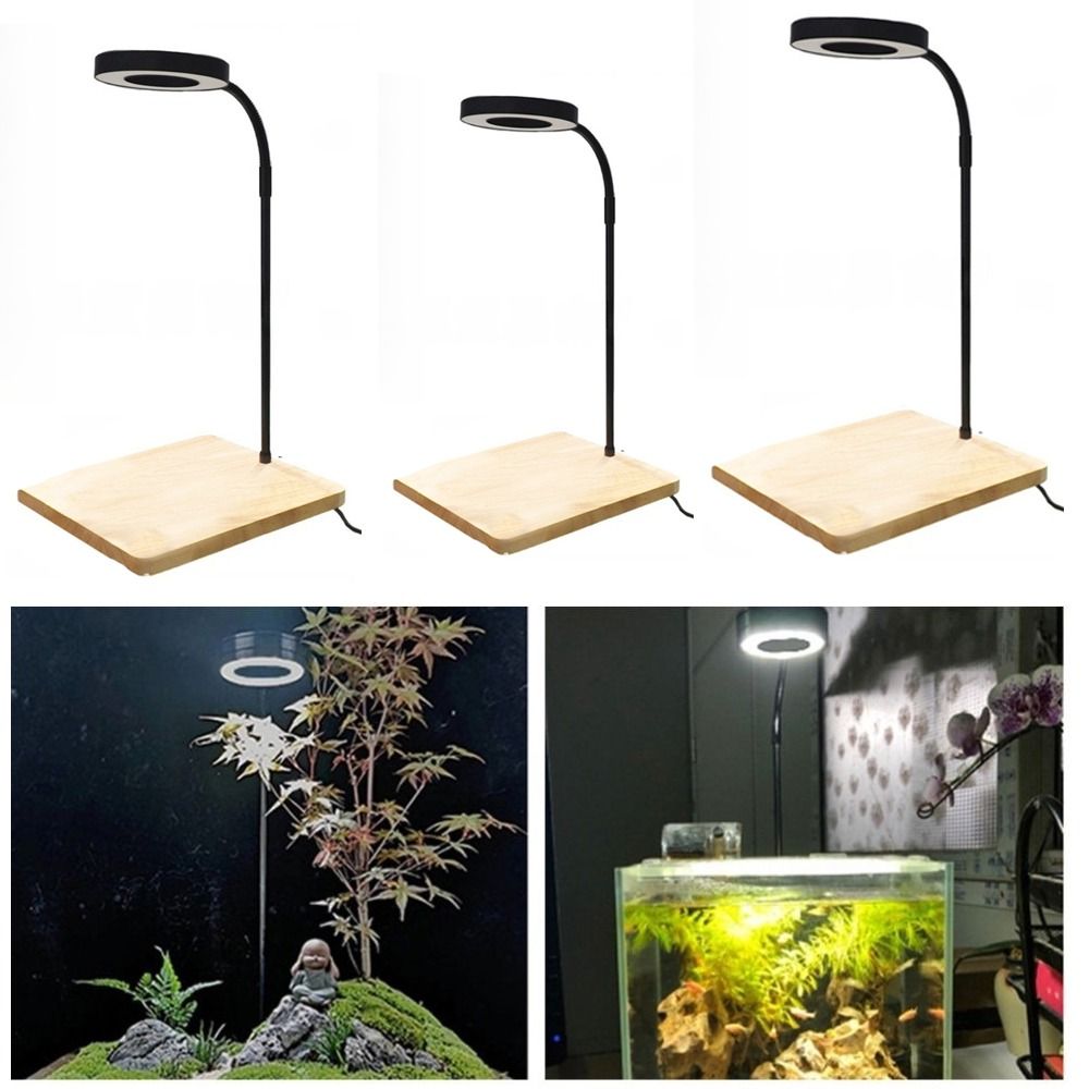 10W Fish Tank LED Lamp with Wo - Aquarium Plant On Wood recension och pris