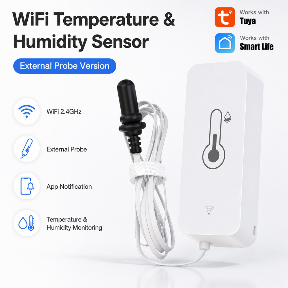 Tuya WiFi Temperature Humidity - Planted Aquarium Temperature recension och pris