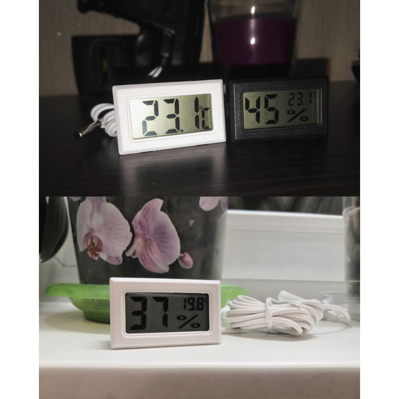 Mini Digital Humidity Meter Th - Planted Aquarium Temperature recension och pris
