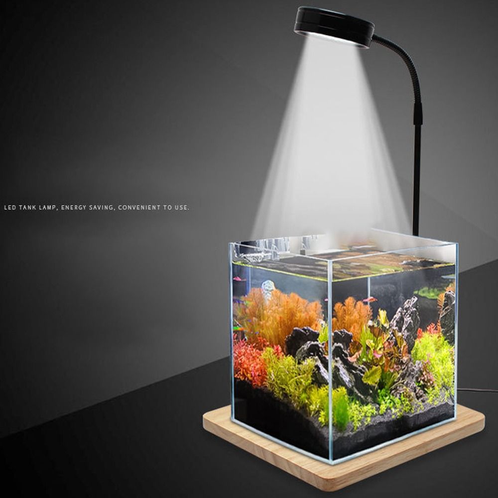 10W Fish Tank LED Lamp with Wo - Aquarium Plant On Wood recension och pris