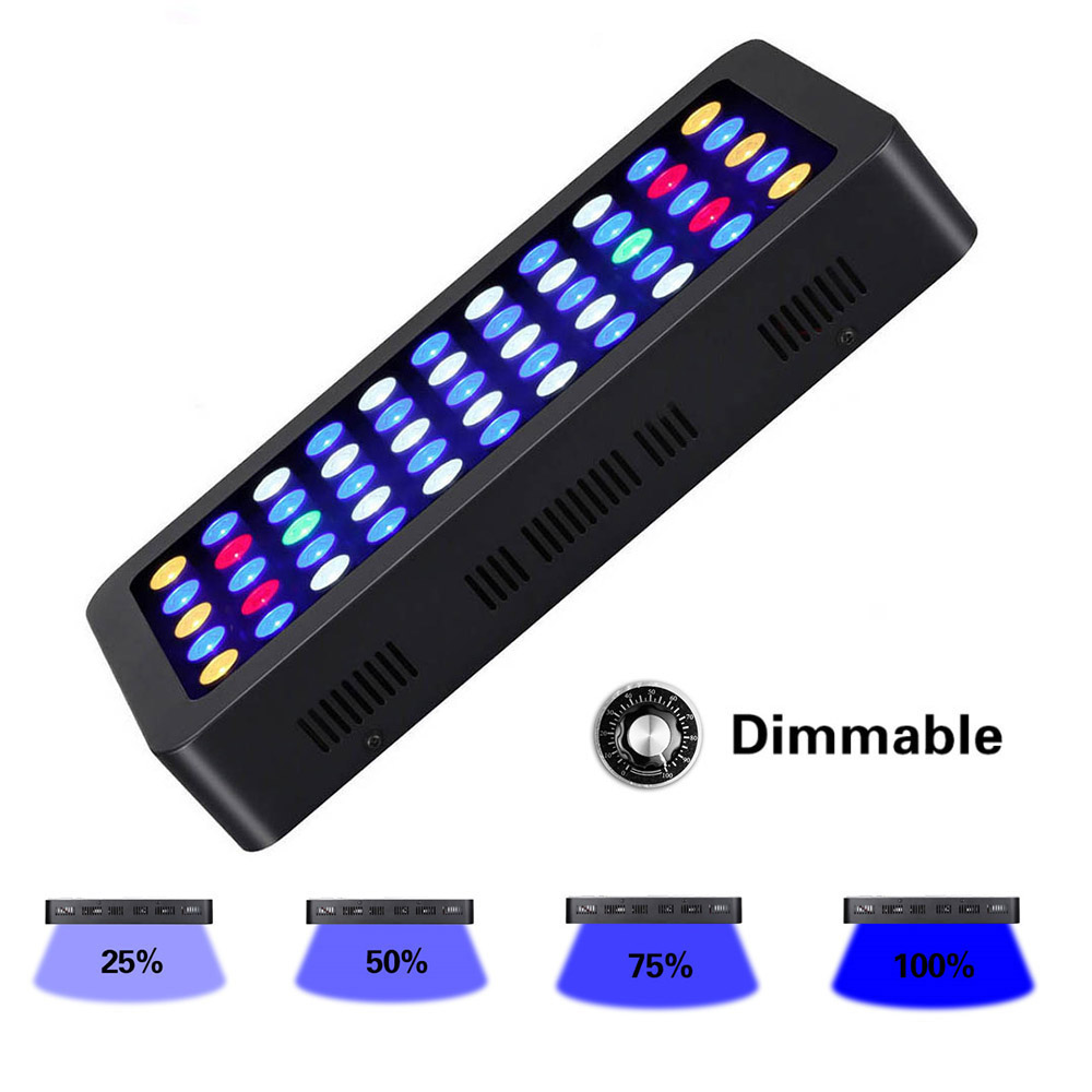 165W LED Aquariums Light Dimma - Planted Aquarium Freshwater recension och pris