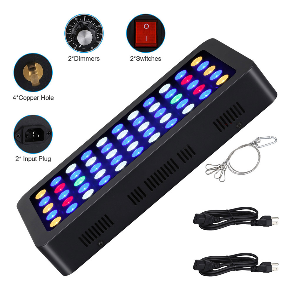 165W LED Aquariums Light Dimma - Planted Aquarium Freshwater recension och pris