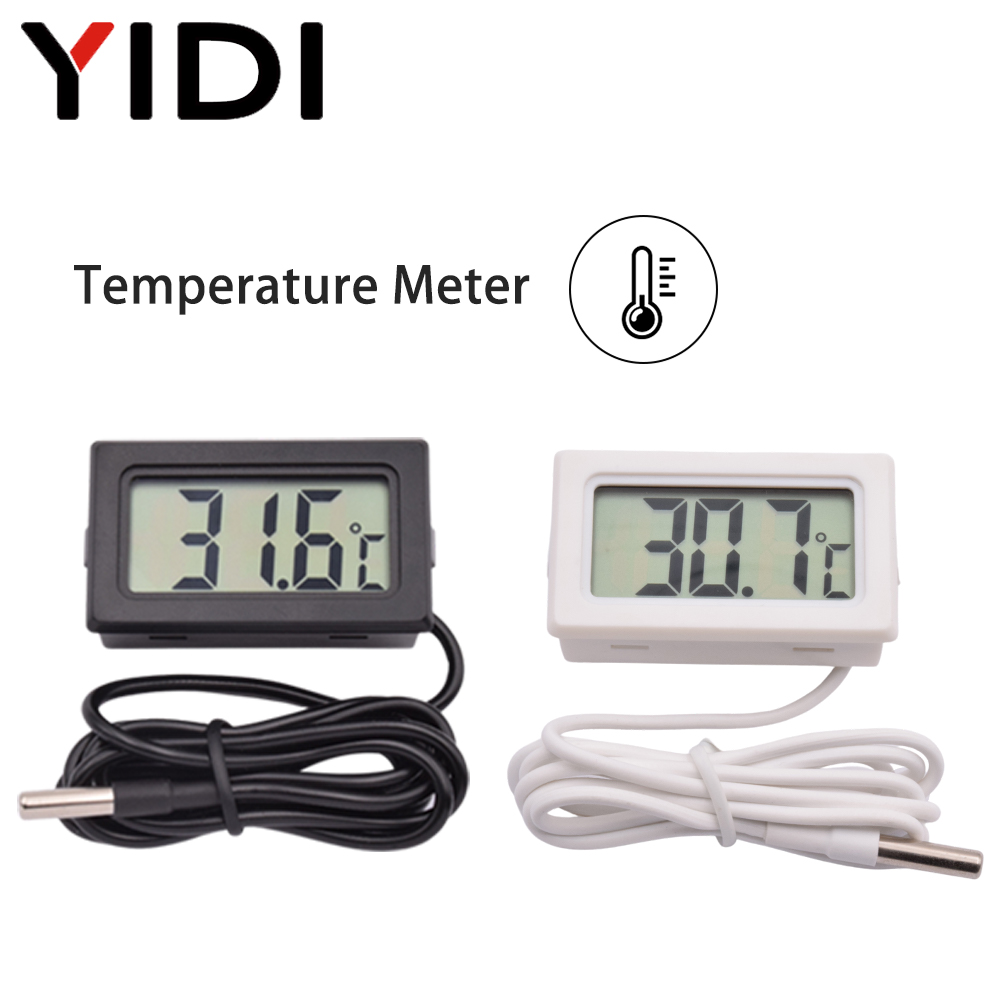 Digital Mini LCD Thermometer H - Planted Aquarium Temperature recension och pris