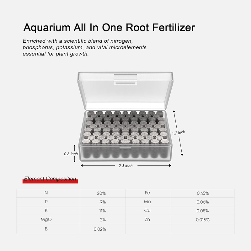 FZONE Root Tabs Freshwater Aqu - Aquarium Plant Root Fertilizer recension och pris