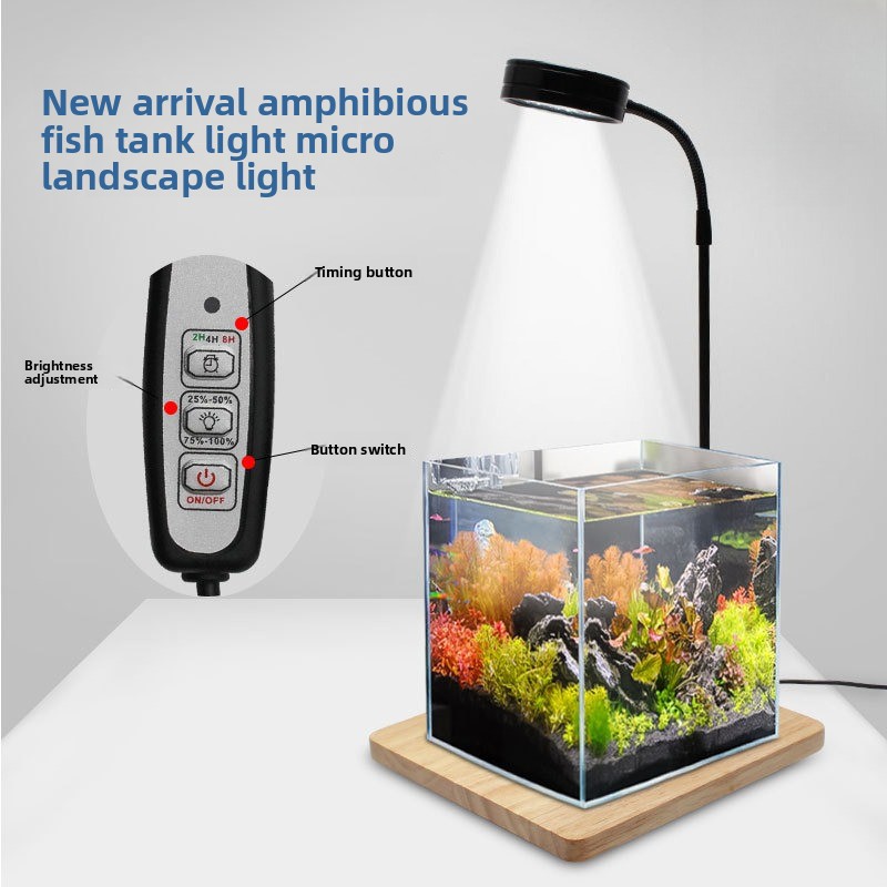 USB Timed Dimming Ultra-White  - Aquarium Plant On Wood recension och pris
