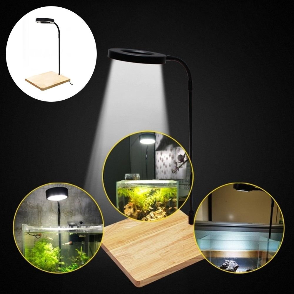 10W Fish Tank LED Lamp with Wo - Aquarium Plant On Wood recension och pris